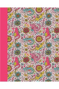 Journal: Dragons (Pink) 8x10 - Lined Journal - Writing Journal with Blank Lined Pages