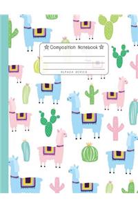 Composition Notebook - Alpaca Series