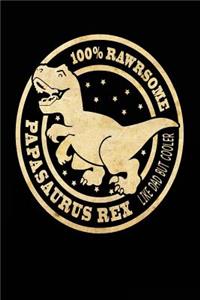 100% Rawsome Papasaurus Rex Like Dad But Cooler