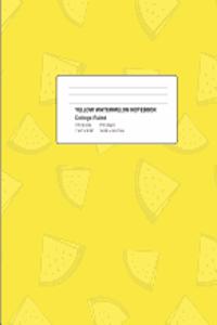 Yellow Watermelon Notebook