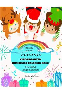 Kindergarten Christmas Coloring Book