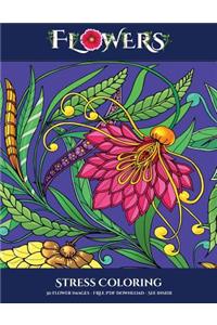 Stress Coloring (Flowers)