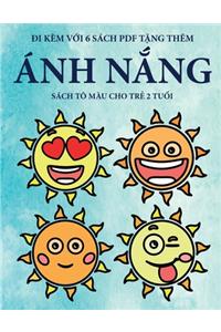 Sách tô màu cho trẻ 2 tuổi (Ánh nắng)
