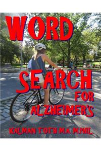 Word Search for Alzheimer's