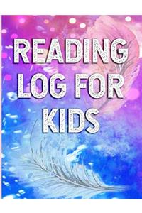 Reading Log For Kids