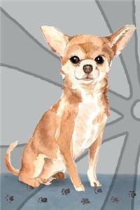 Journal Notebook For Dog Lovers, Chihuahua Sitting Pretty 9