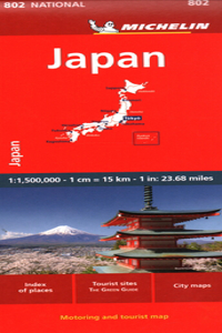 Japan - National Map 802