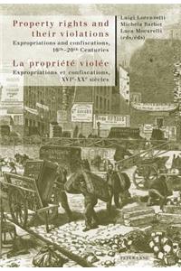 Property rights and their violations - La propriété violée