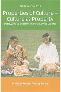 Properties of Culture - Culture as Property