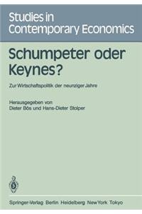 Schumpeter Oder Keynes?