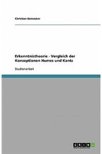 Erkenntnistheorie - Vergleich der Konzeptionen Humes und Kants