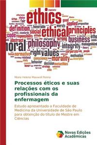 Processos éticos e suas relações com os profissionais da enfermagem