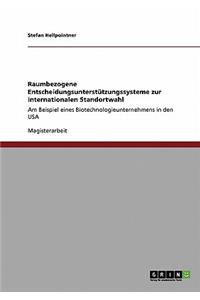 Raumbezogene Entscheidungsunterstützungssysteme zur internationalen Standortwahl