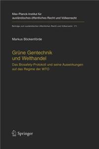 Grüne Gentechnik Und Welthandel