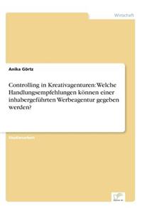 Controlling in Kreativagenturen