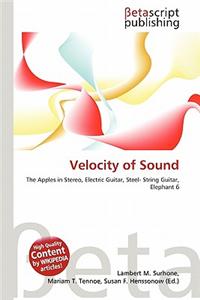 Velocity of Sound
