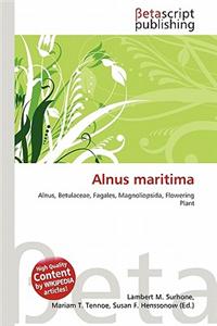 Alnus Maritima