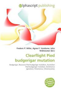 Clearflight Pied Budgerigar Mutation