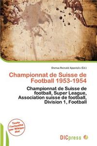 Championnat de Suisse de Football 1953-1954