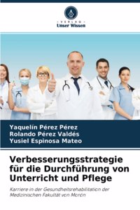 Verbesserungsstrategie für die Durchführung von Unterricht und Pflege