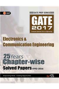 GATE Papers Electronics & Communication Engg. 2017 Solved Papers 25 Years (Chapter Wise)