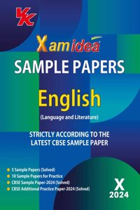Xam idea Sample Papers Simplified English (Language & Literature) | Class 10 for 2024 Board Exam | Latest Sample Papers 2024 (Additional Practice Paper-2024 based on CBSE Sample Paper released on 8th September)