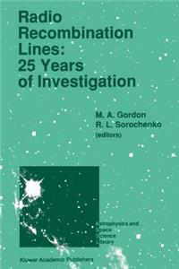 Radio Recombination Lines: 25 Years of Investigation