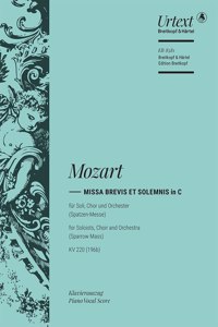 MISSA BREVIS IN C MAJOR K 220 196B SPARR