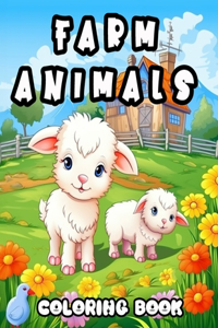 Farm Animals Coloring Book