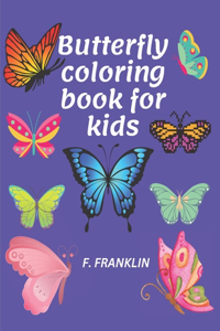 Butterfly coloring book for kids