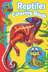 Reptiles Coloring Book