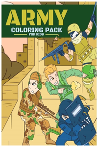 Army Coloring Pack For Kids