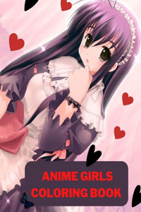 Anime Girls Coloring Book