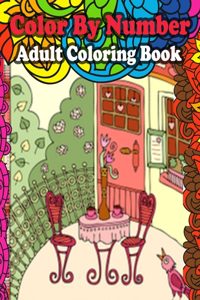 Color By Number Adult Coloring Book