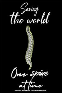 Saving the world One spine at time