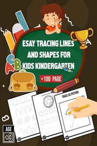 Esay Tracing Lines And Shapes For Kids Kindergarten