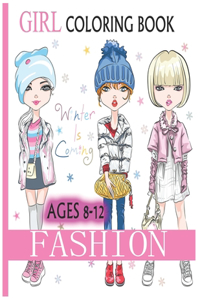 Fashion Coloring Book For girls 8-12