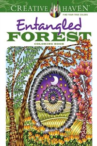 Creative Haven Entangled Forest Coloring Book