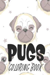 Pugs Coloring Book