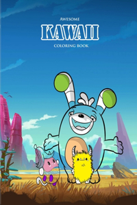 kawaii Awesome Coloring Book