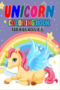 Unicorn Coloring Book for Kids Ages 4-8