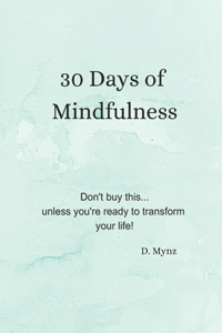 30 Days of Mindfulness