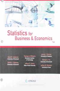 Bundle: Statistics for Business & Economics, Loose-Leaf Version, 14th + Jmp Printed Access Card + Webassign, Multi-Term Printed Access Card