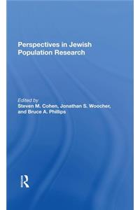 Perspectives In Jewish Population Research