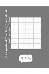 A4 Thumbnail Templates Sketchbook