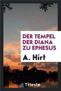 Der Tempel Der Diana Zu Ephesus