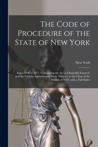 Code of Procedure of the State of New York