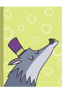 Wolf Composition notebook