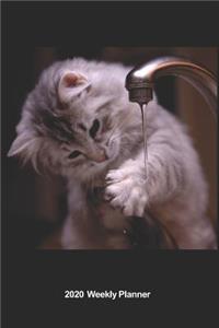 Plan On It 2020 Weekly Calendar Planner - I Love Cats - Play Time