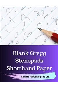 Blank Gregg Stenopads Shorthand Paper Notebook